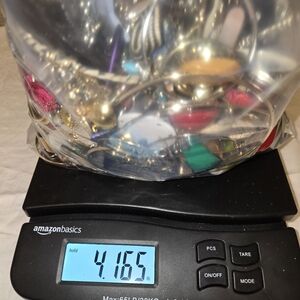 Mixed Jewelry Scrap & DIY Lot 4.1 lbs, Various Colors & Materials